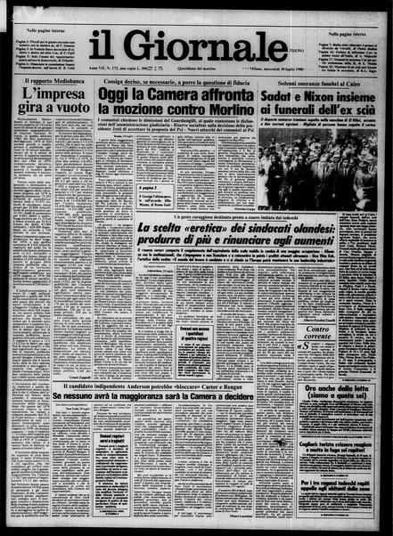 Il giornale nuovo : quotidiano del mattino